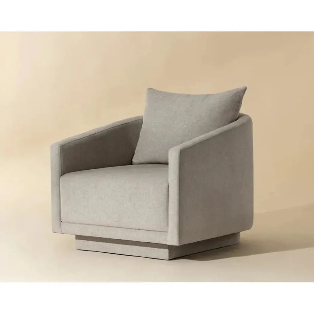 Gannon Performance Fabric Armchair-Lounge Chairs-SUNPAN-LOOMLAN
