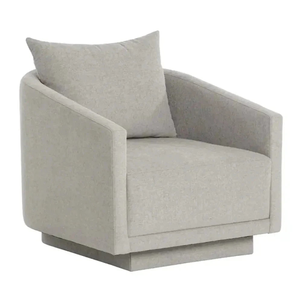 Gannon Performance Fabric Armchair-Lounge Chairs-SUNPAN-LOOMLAN