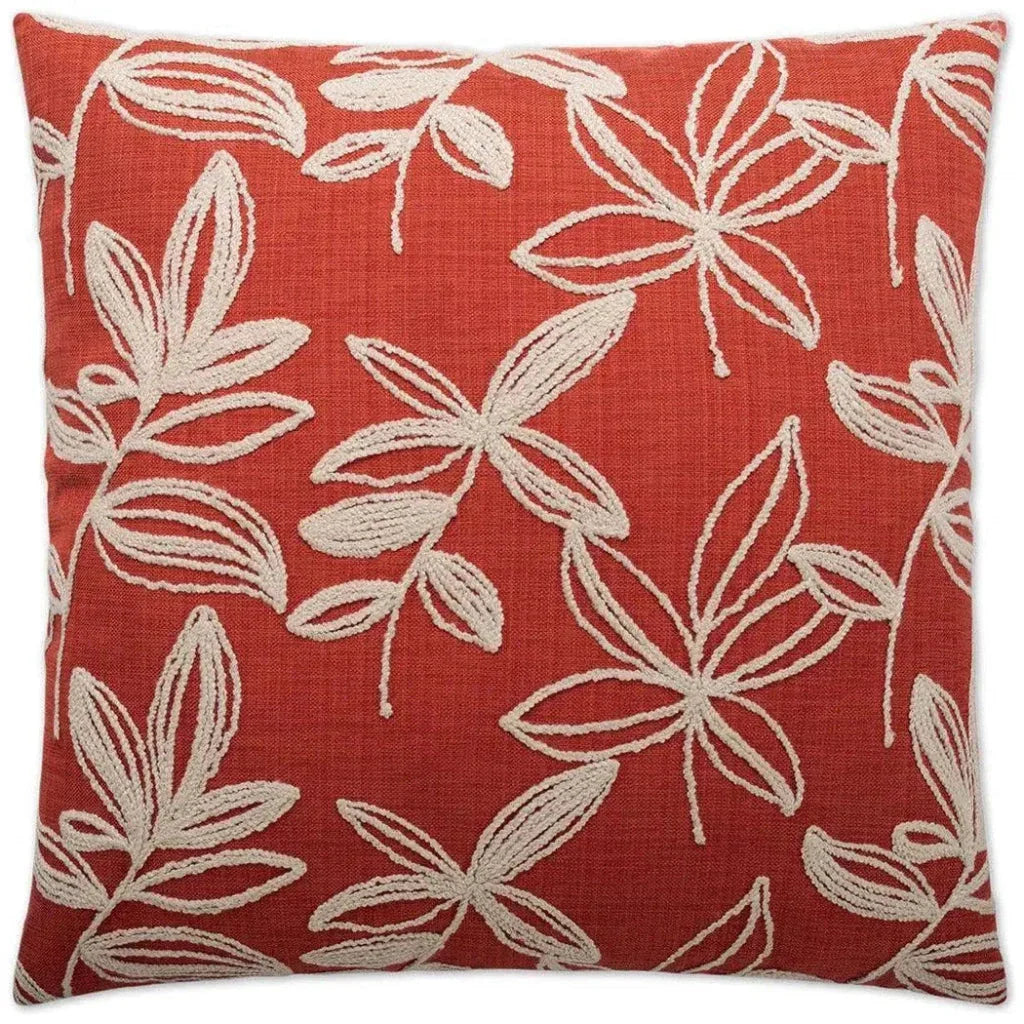 Gansu Tomato Red Throw Pillow With Insert - LOOMLAN - D.V. Kap - Throw Pillows