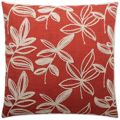 Gansu Tomato Red Throw Pillow With Insert - LOOMLAN - D.V. Kap - Throw Pillows