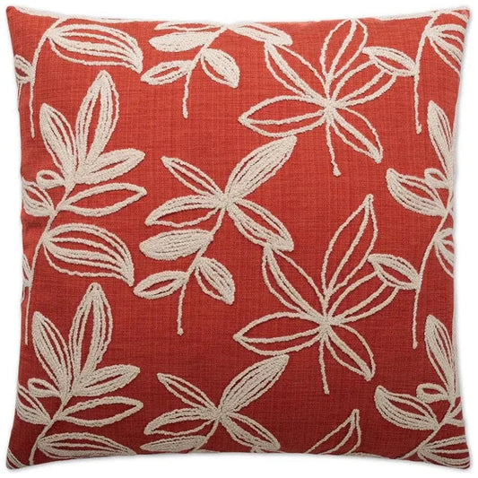 Gansu Tomato Red Throw Pillow With Insert - LOOMLAN - D.V. Kap - Throw Pillows