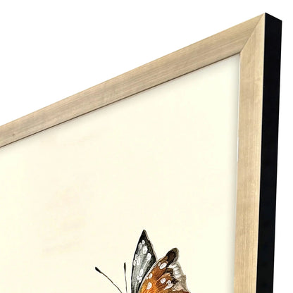 Garden of Eden Wood Blue Framed Wall Art