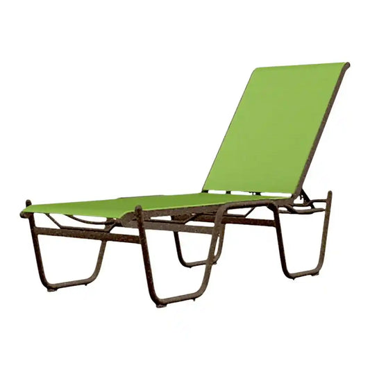 Gardenella Sling 16" Lay-flat Stacking Chaise-Outdoor Chaises-Telescope-LOOMLAN