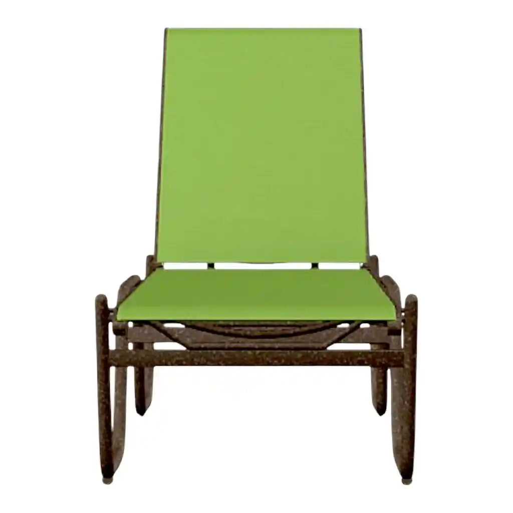 Gardenella Sling 16" Lay-flat Stacking Chaise-Outdoor Chaises-Telescope-LOOMLAN