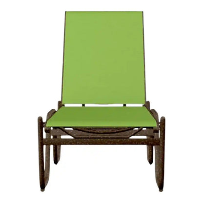 Gardenella Sling 16" Lay-flat Stacking Chaise-Outdoor Chaises-Telescope-LOOMLAN