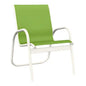 Gardenella Sling Stacking Arm Chair-Outdoor Accent Chairs-Telescope-LOOMLAN