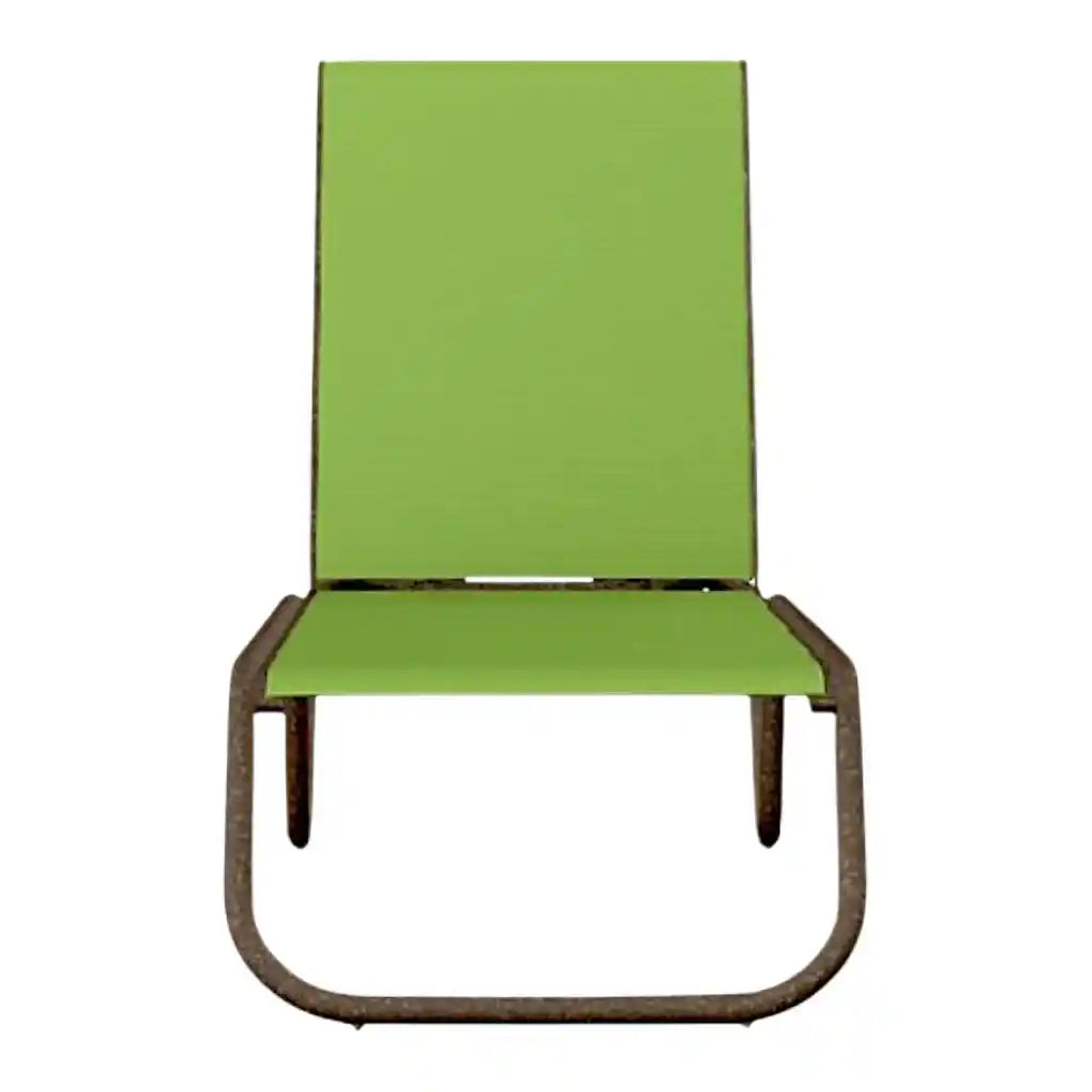 Gardenella Sling Four-Position Lay Flat Stacking Chaise-Outdoor Chaises-Telescope-LOOMLAN