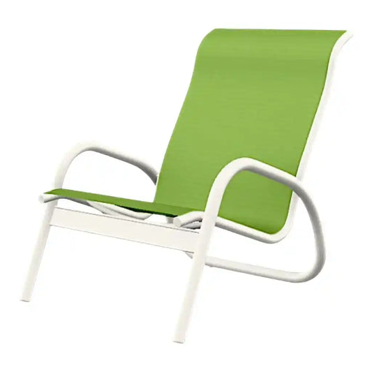 Gardenella Sling Stacking Poolside Chair-Outdoor Accent Chairs-Telescope-LOOMLAN