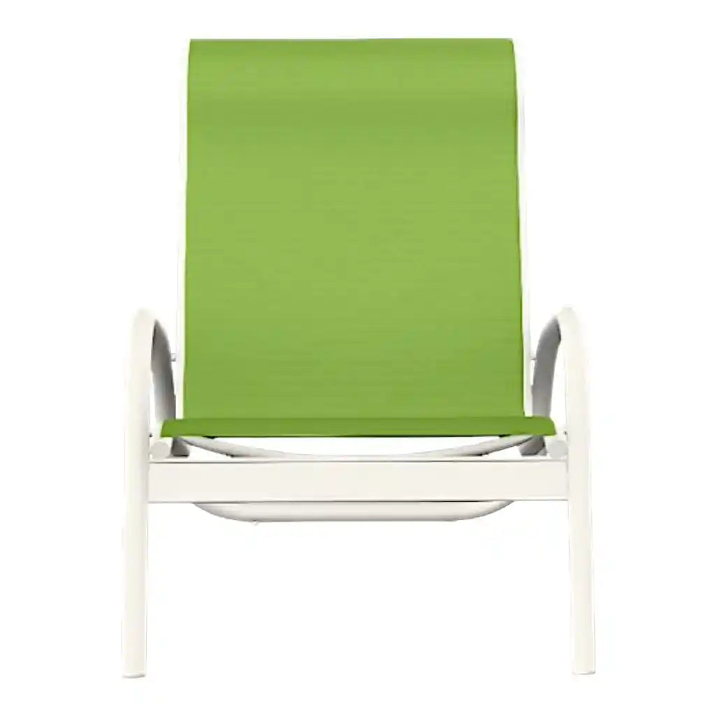 Gardenella Sling Stacking Poolside Chair-Outdoor Accent Chairs-Telescope-LOOMLAN