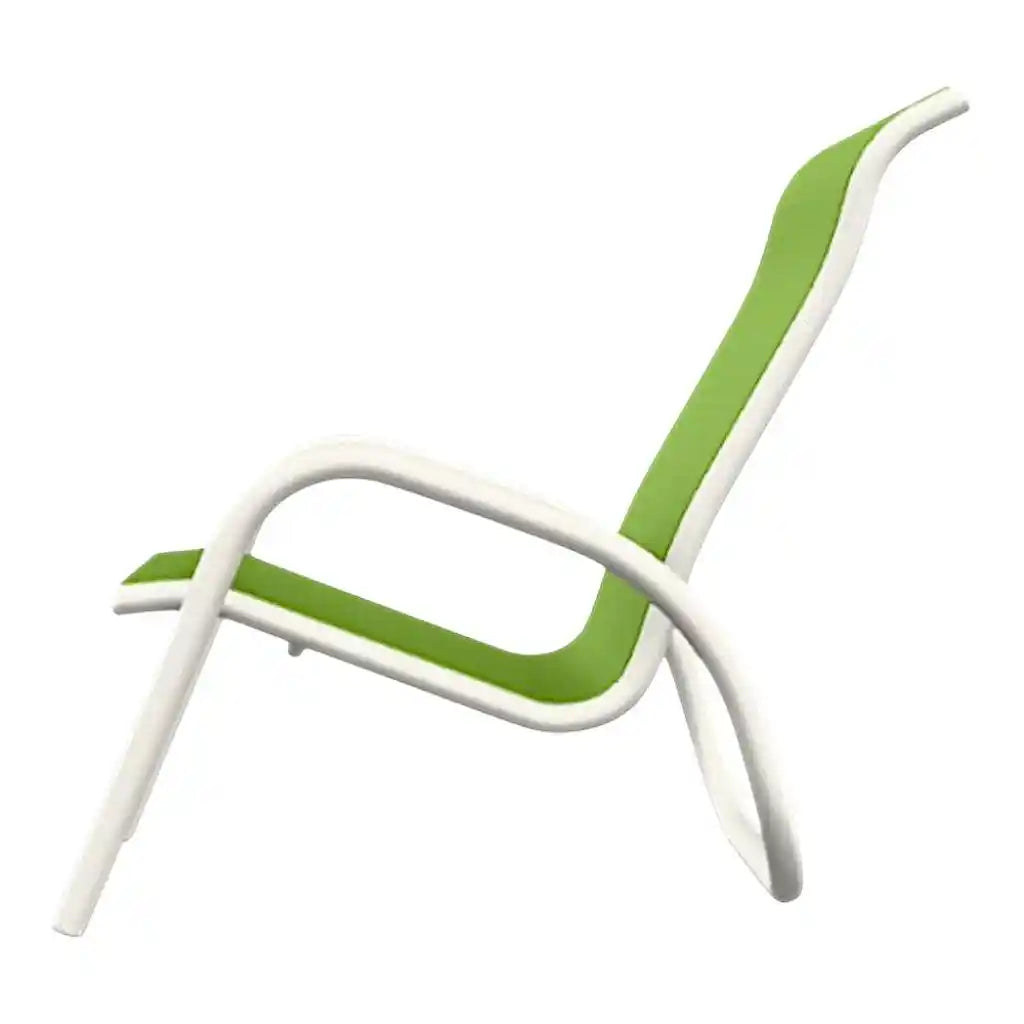 Gardenella Sling Stacking Poolside Chair-Outdoor Accent Chairs-Telescope-LOOMLAN