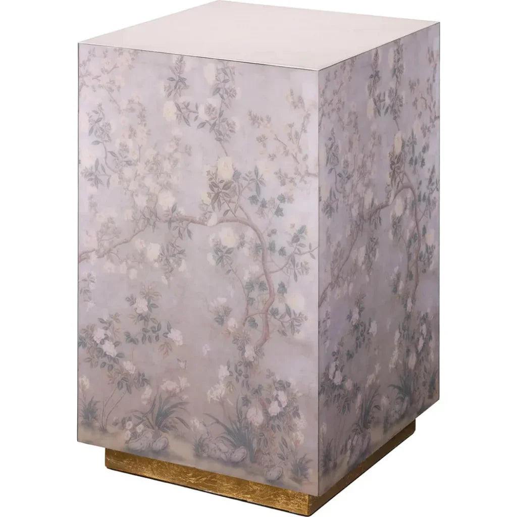 Garland Floral Square Side Table - LOOMLAN - Jamie Young - Side Tables