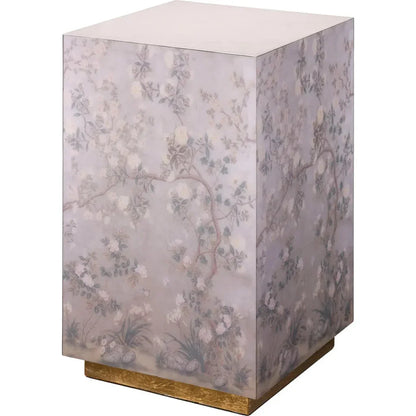 Garland Floral Square Side Table - LOOMLAN - Jamie Young - Side Tables