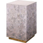 Garland Floral Square Side Table - LOOMLAN - Jamie Young - Side Tables