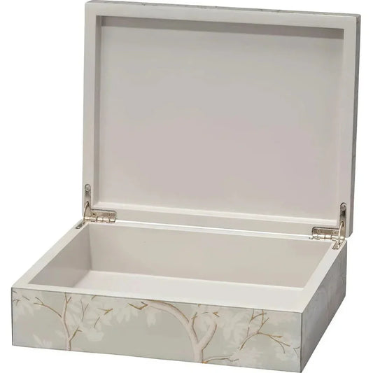 Garland Storage Solution Decorative Box Dove - LOOMLAN - Jamie Young - Boxes & Bowls