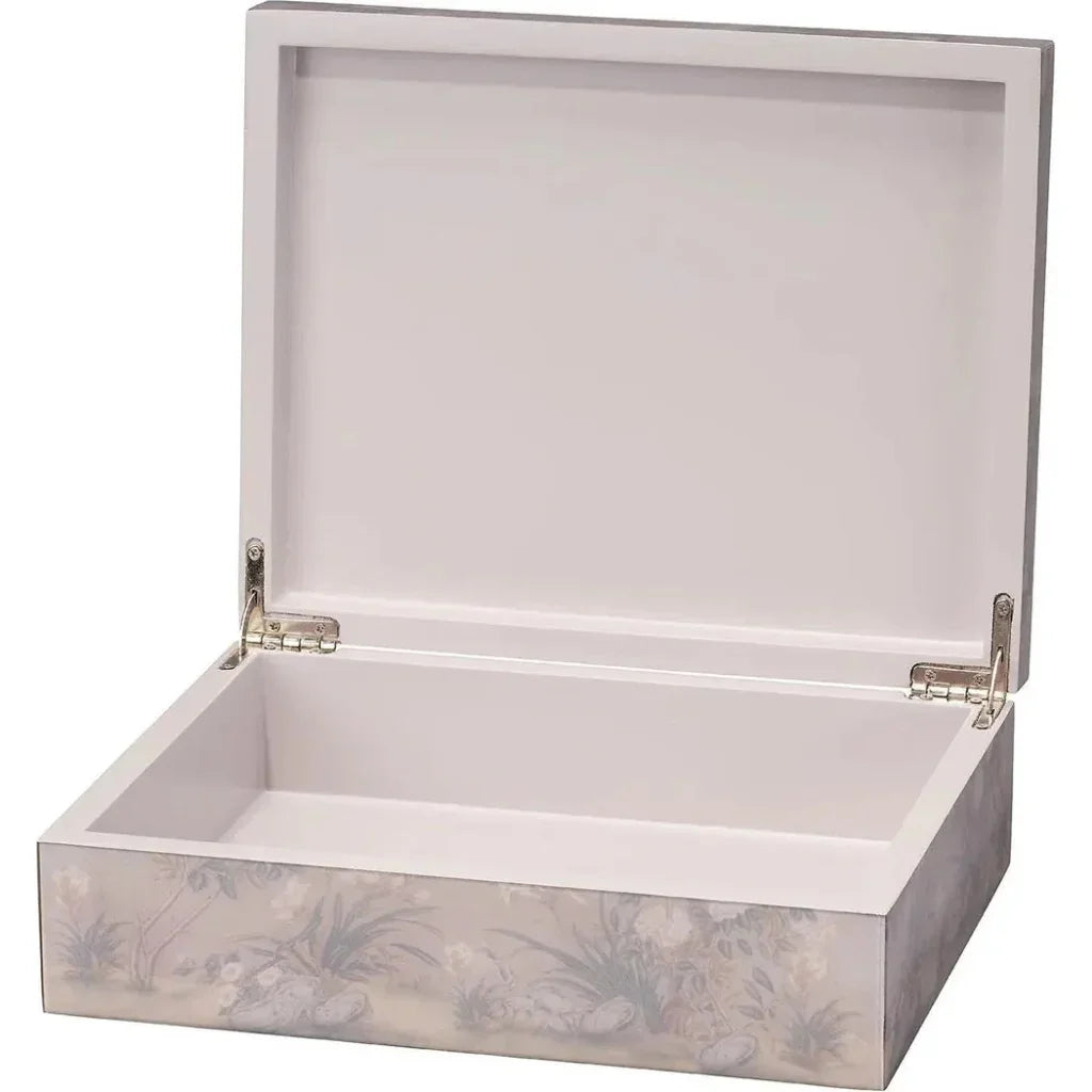 Garland Storage Solution Decorative Box Dove - LOOMLAN - Jamie Young - Boxes & Bowls
