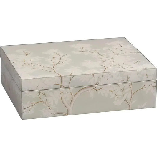 Garland Storage Solution Decorative Box Dove - LOOMLAN - Jamie Young - Boxes & Bowls