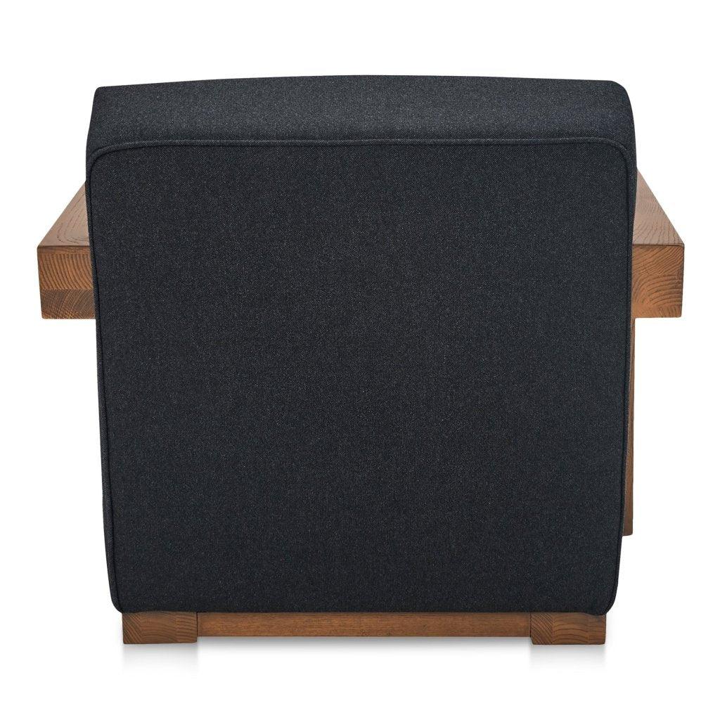 Garnet Wool Blend Cozy Comfort Lounge Chair-Lounge Chairs-Moe's Home-LOOMLAN