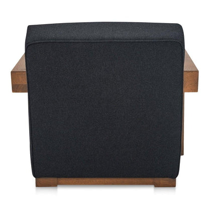 Garnet Wool Blend Cozy Comfort Lounge Chair-Lounge Chairs-Moe's Home-LOOMLAN