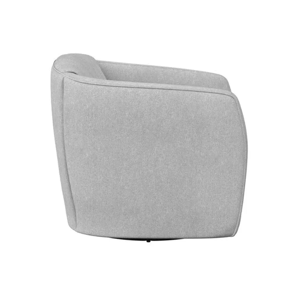 Garrison Fabric Swivel Lounge Chair - LOOMLAN - SUNPAN - Club Chairs
