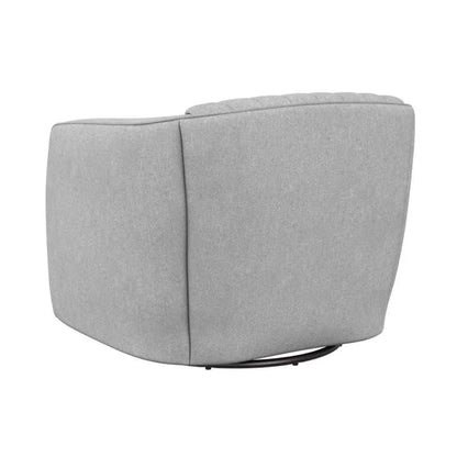 Garrison Fabric Swivel Lounge Chair - LOOMLAN - SUNPAN - Club Chairs