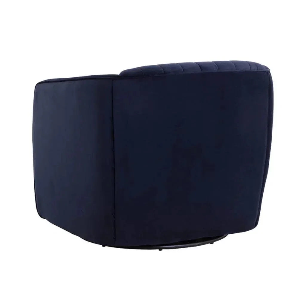 Garrison Fabric Swivel Lounge Chair - LOOMLAN - SUNPAN - Club Chairs