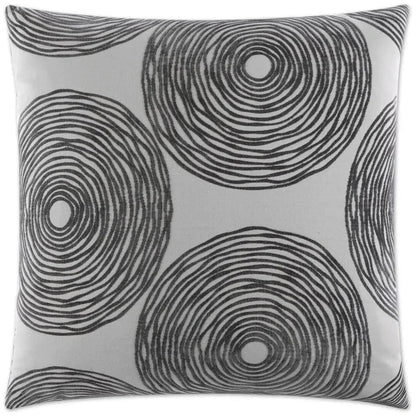 Gaucho Charcoal Grey Throw Pillow Insert - LOOMLAN - D.V. Kap - Throw Pillows