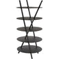 Gautama Shelf, Black Metal-Etageres-Noir-LOOMLAN