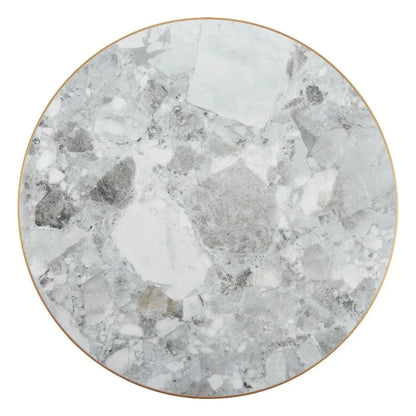 Gazebo Wood and Metal Round Dining Table-Outdoor Dining Tables-Zuo Modern-LOOMLAN