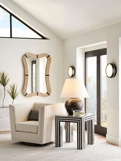 Gehry Fabric Swivel Club Chair