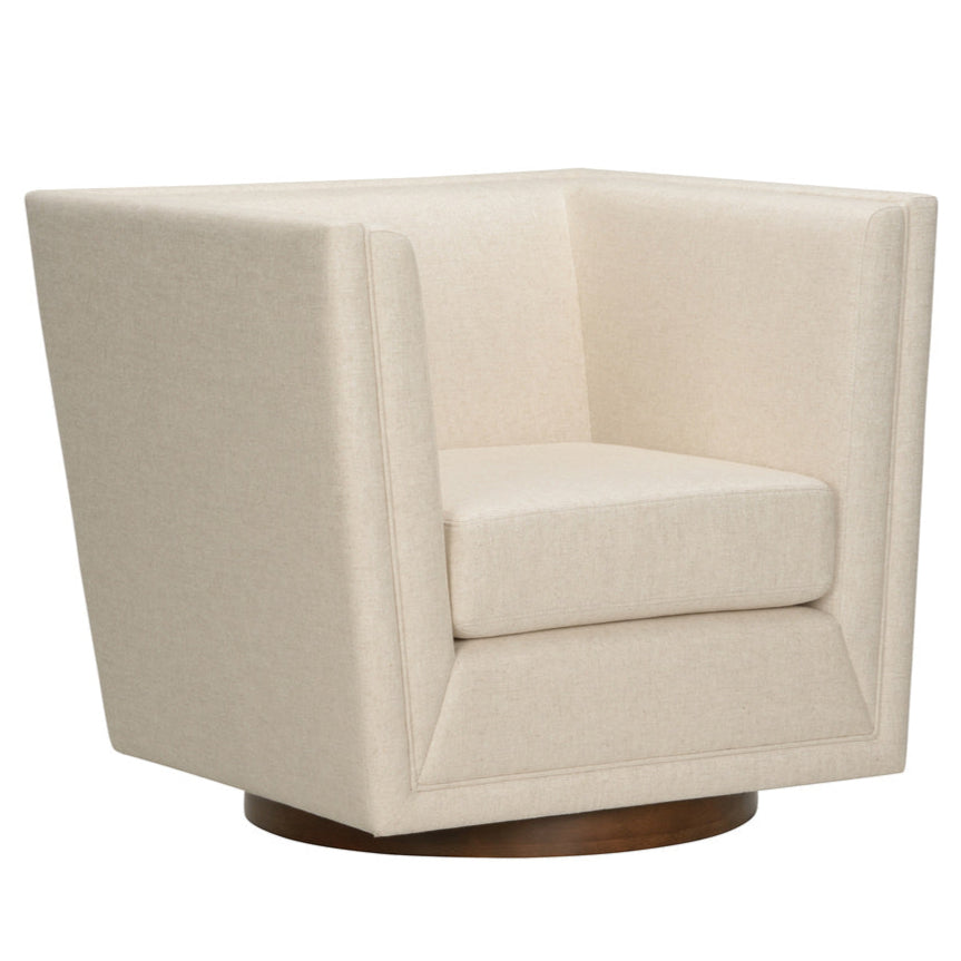 Gehry Fabric Swivel Club Chair