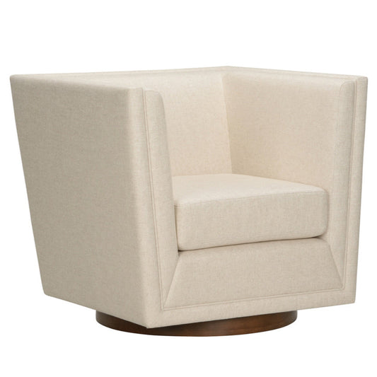 Gehry Fabric Swivel Club Chair
