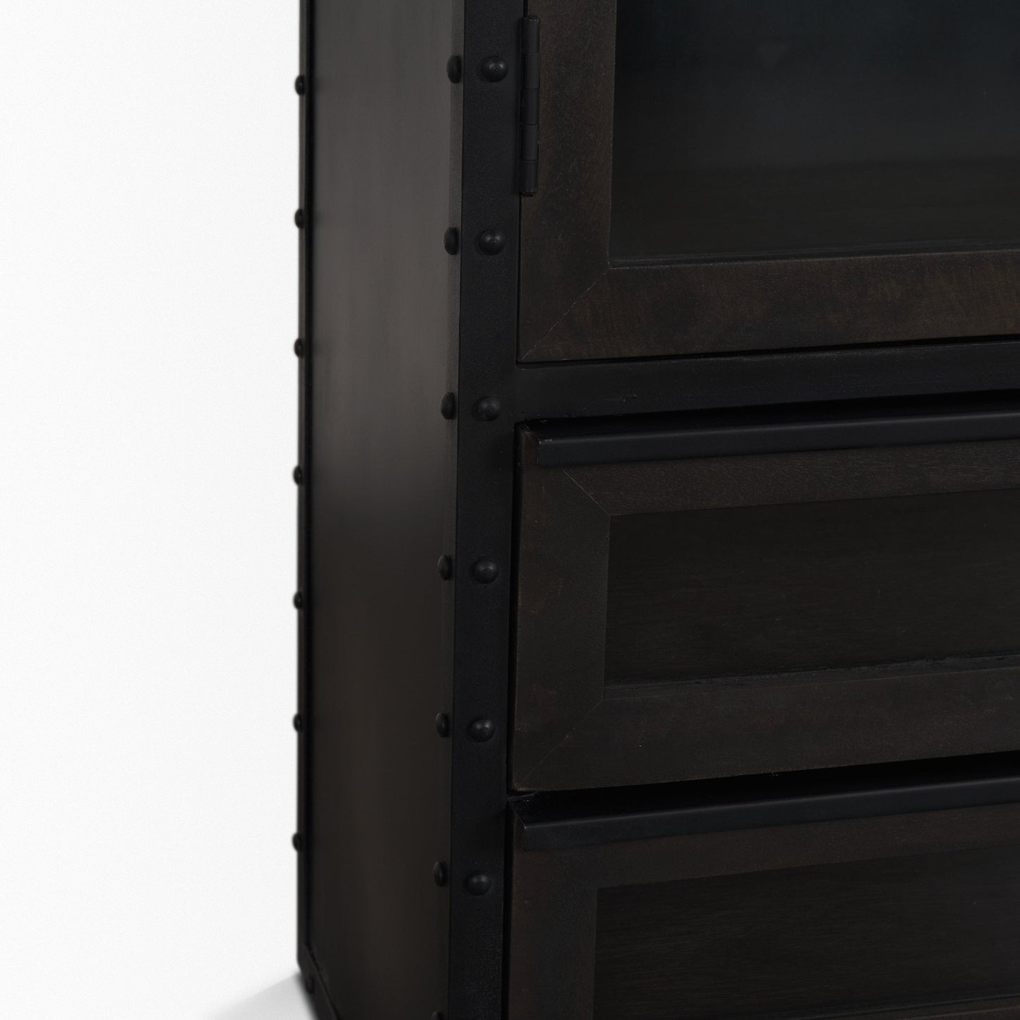 Gehry Wooden Dark Brown Bookcase