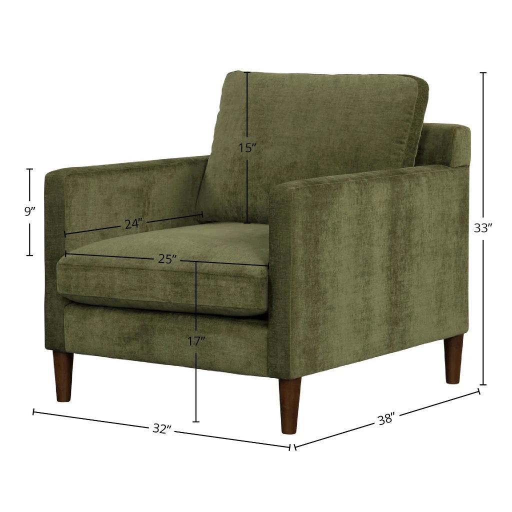 Gemma Performance Fabric Comfort Club Chair - LOOMLAN - LH Imports - Club Chairs