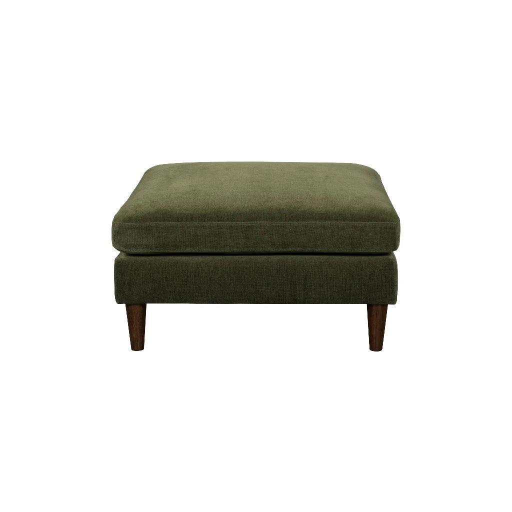 Gemma Performance Fabric Square Ottoman - LOOMLAN - LH Imports - Ottomans