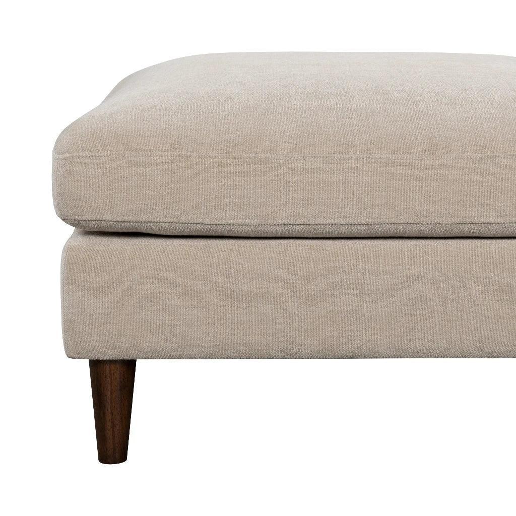 Gemma Performance Fabric Square Ottoman - LOOMLAN - LH Imports - Ottomans