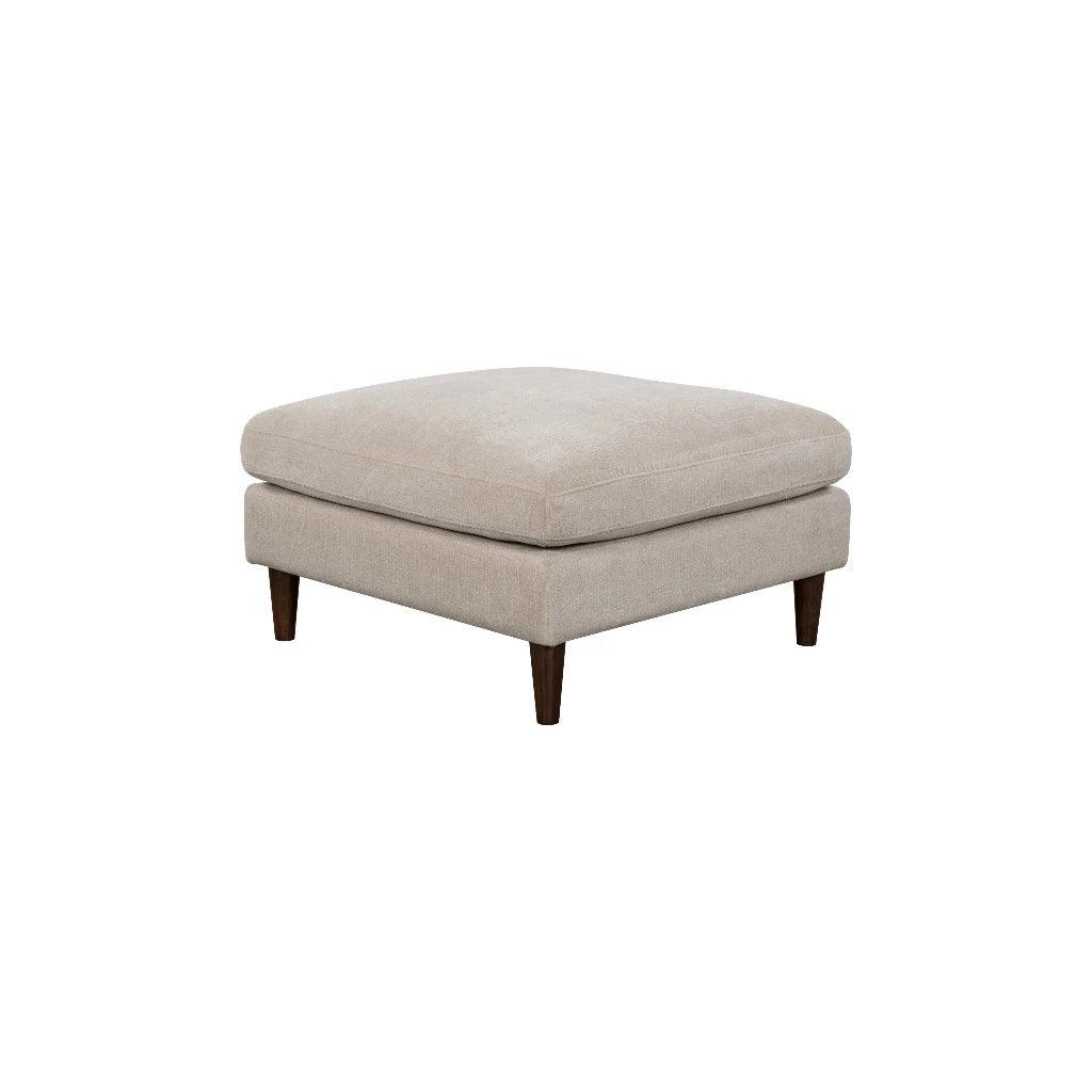 Gemma Performance Fabric Square Ottoman - LOOMLAN - LH Imports - Ottomans