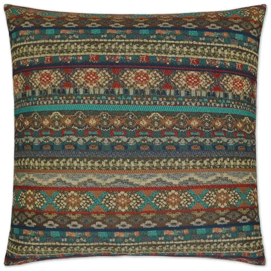 Gemology Turquoise Throw Pillow With Insert - LOOMLAN - D.V. Kap - Throw Pillows