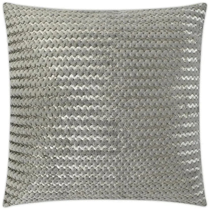 Gene Fur Grey Grey Throw Pillow With Insert - LOOMLAN - D.V. Kap - Throw Pillows