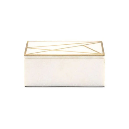 Genesis Marble Made White Box - LOOMLAN - Wildwood - Boxes & Bowls