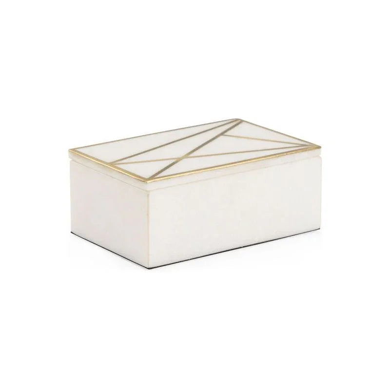 Genesis Marble Made White Box - LOOMLAN - Wildwood - Boxes & Bowls