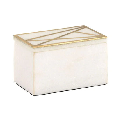 Genesis Marble Made White Box - LOOMLAN - Wildwood - Boxes & Bowls