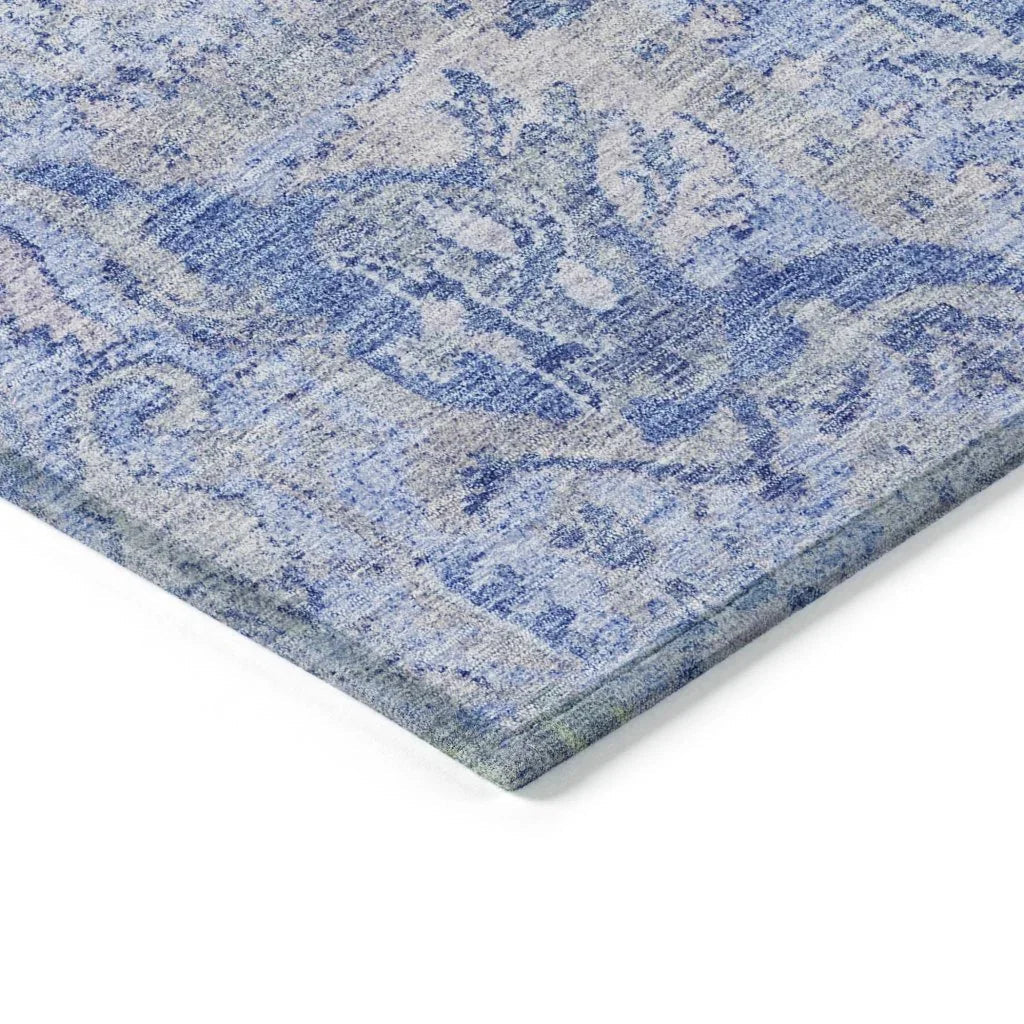 Geneva Blue Washable Indoor-Outdoor Rug-Outdoor Rugs-LOOMLAN Rugs-LOOMLAN