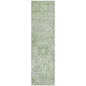 Geneva Green Washable Indoor-Outdoor Rug-Outdoor Rugs-LOOMLAN Rugs-2'3" x 7'6"-LOOMLAN