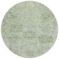 Geneva Green Washable Indoor-Outdoor Rug-Outdoor Rugs-LOOMLAN Rugs-8' x 8'-LOOMLAN