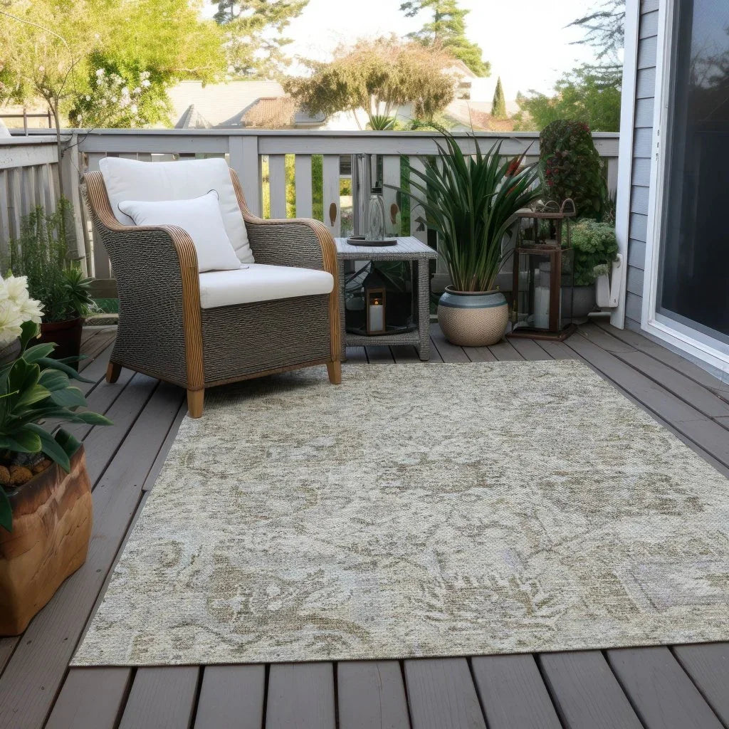 Geneva Ivory Washable Indoor-Outdoor Rug-Outdoor Rugs-LOOMLAN Rugs-LOOMLAN