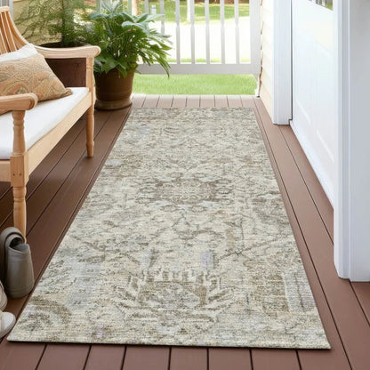 Geneva Ivory Washable Indoor-Outdoor Rug-Outdoor Rugs-LOOMLAN Rugs-LOOMLAN