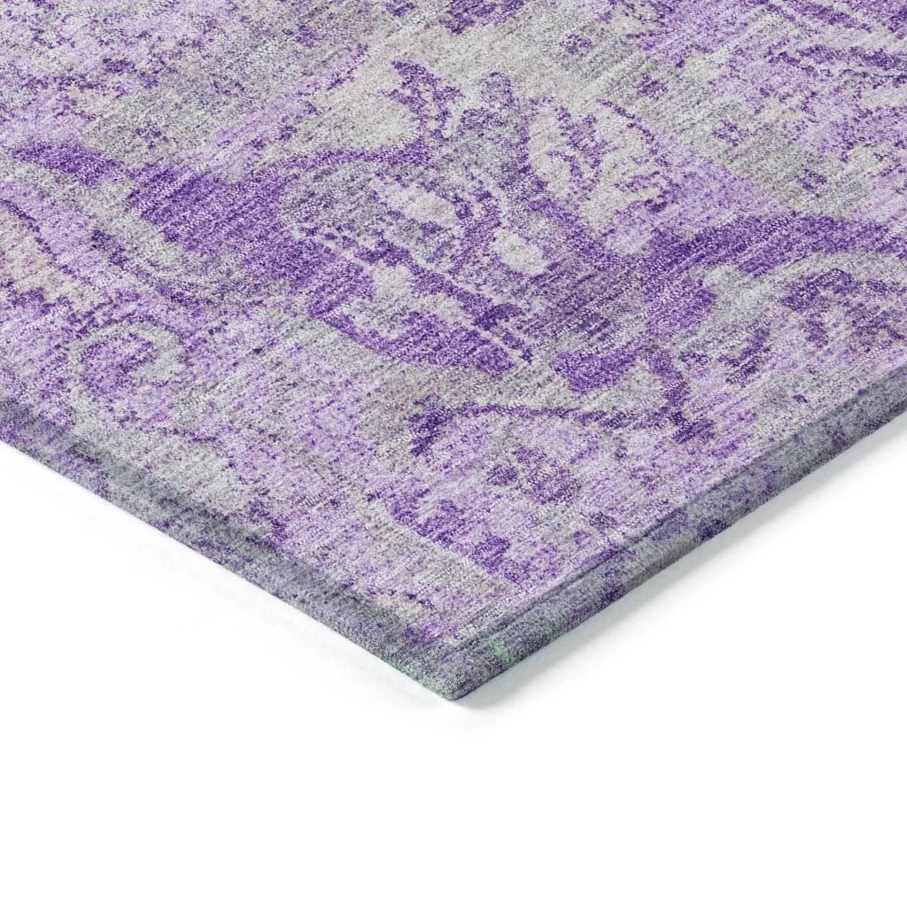 Geneva Purple Washable Indoor-Outdoor Rug-Outdoor Rugs-LOOMLAN Rugs-LOOMLAN
