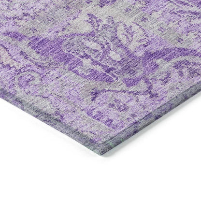 Geneva Purple Washable Indoor-Outdoor Rug-Outdoor Rugs-LOOMLAN Rugs-LOOMLAN