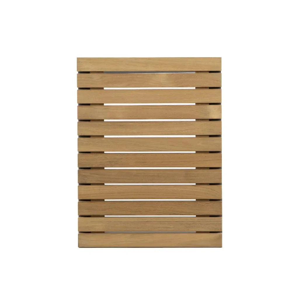 Geneve Aluminum Outdoor C - Shaped End Table - LOOMLAN - SUNPAN - Outdoor Side Tables