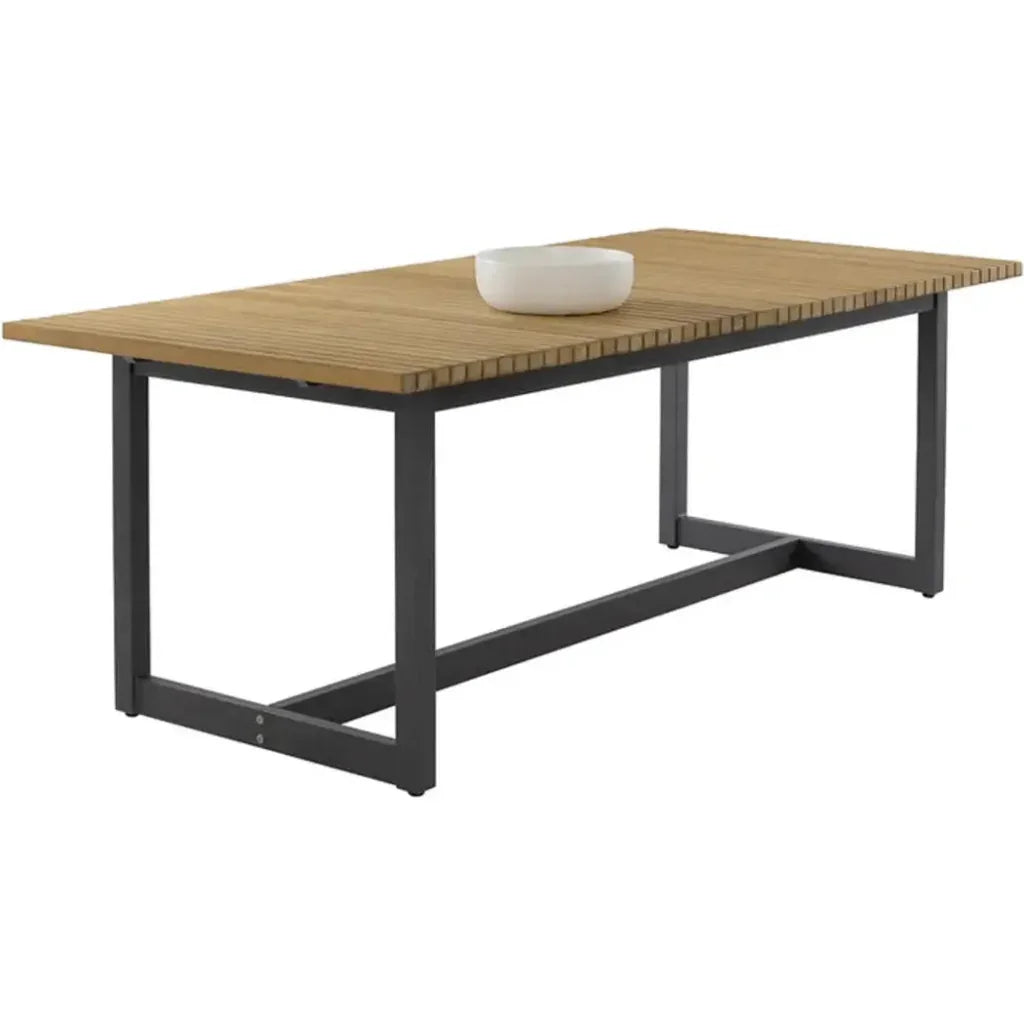 Geneve Aluminum Outdoor Dining Table-Outdoor Dining Tables-SUNPAN-LOOMLAN